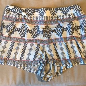 Patterned Flowy Shorts